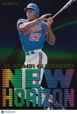 1997 Fleer #5 Vladimir Guerrero New Horizon Montreal Expos front