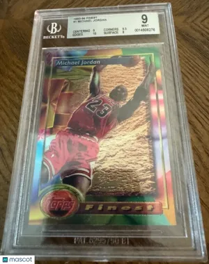 1993-94 Finest Michael Jordan #1 BGS 9 front