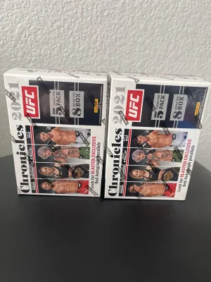 2021 chronicles UFC blaster box (2) back
