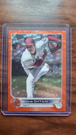 Shohei Ohtani #660 Orange Foil /299 front