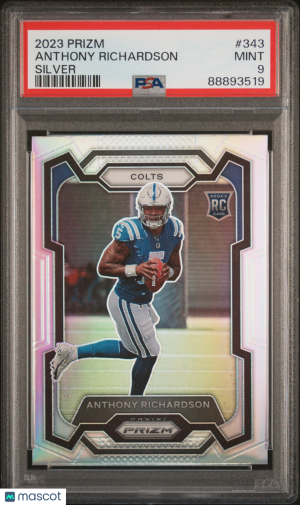 2023 Panini Prizm Anthony Richardson #343 PSA 9 front