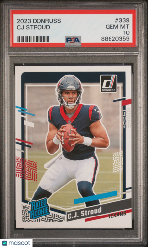 2023 Panini Donruss CJ Stroud #339 PSA 10 front