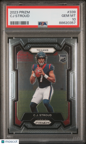 2023 Panini Prizm CJ Stroud #339 PSA 10 front
