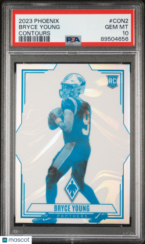 2023 Panini Phoenix Contours Bryce Young #CON2 PSA 10 front