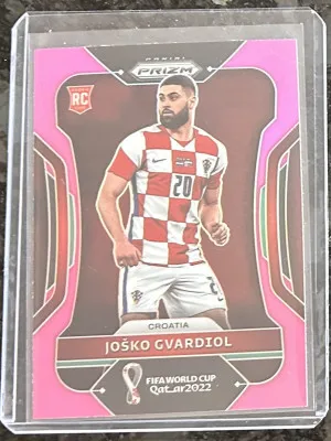 2022 Josko Gvardiol Prizm World Cup Pink RC front