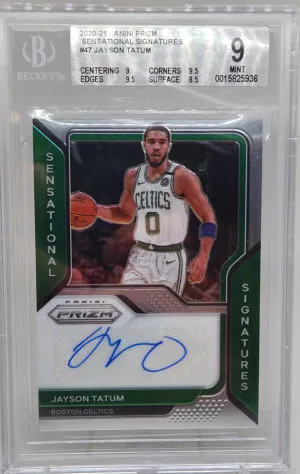 Jayson Tatum Sensational Signatures front
