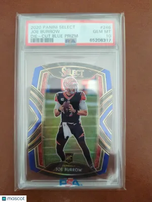 2020 Panini Select Joe Burrow #246 PSA 10 front