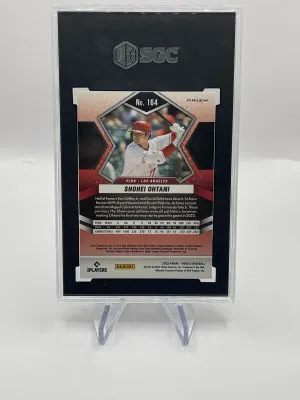 2022 Panini Mosaic Shohei Ohtani Choice PEACOCK PRIZM SSP SGC 10 Gem Mint 🔥 back