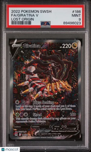 2022 PokéMon TCG Fa #186 PSA 9 front