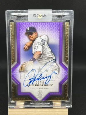 Alex Rodriguez 2023 Topps Fove Star Auto 35/50 front