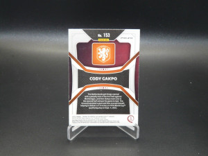 Cody Gakpo RC #153 Silver Prizm Netherlands | 2022 Panini World Cup Qatar | NM back