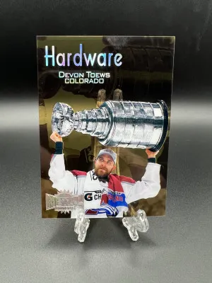 Devon Toews 2022-23 Skybox Metal Universe Hardware front