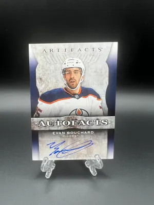 Evan Bouchard 2021-22 Artifacts Auto front