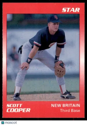 1989 Star Minor League Scott Cooper New Britain Red Sox #126 front
