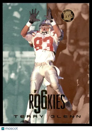 1996 Fleer Ultra Rookies Terry Glenn RC New England Patriots #170 front