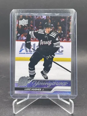 2023 Upper Deck Series 1 Young Guns Luke Hughes #248 RC front