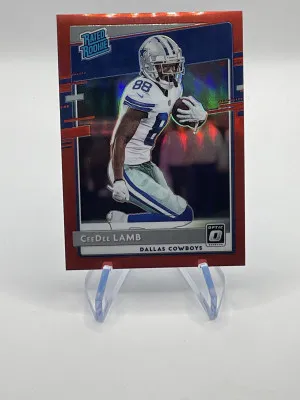 2021 Donruss Optic CeeDee Lamb Rookie Red /99 front