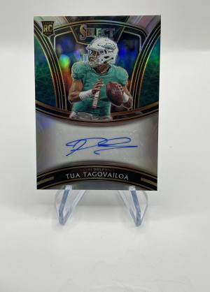 2020 Select Tua Tagovailoa Rookie Auto Silver front