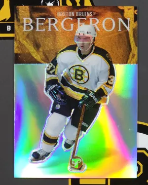 Patrice Bergeron 2003-04 Topps Pristine Rookie Refractor /499 #107 MINT front