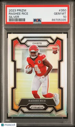 2023 Panini Prizm Rashee Rice #350 PSA 10 front