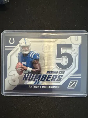 2023 Zenith Anthony Richardson Behind the Numbers front