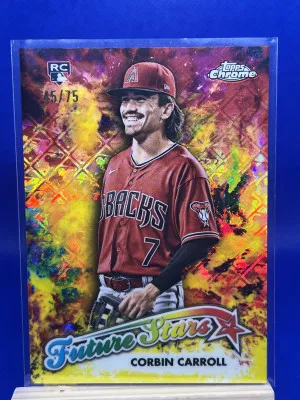 Corbin Carroll Rookie Logofractor 45/75 front