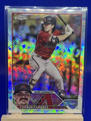 Corbin Carroll Logofractor Rookie front