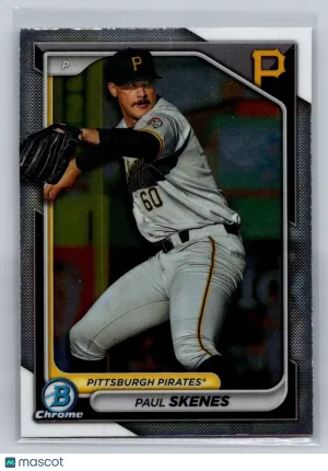 2024 Bowman Chrome Prospects Paul Skenes Pittsburgh Pirates #BCP-125 front