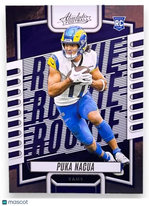 2023 Panini Absolute #189 Puka Nacua Retail Rookie RC front