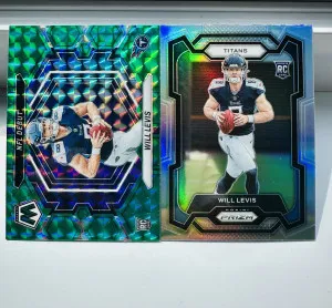 2023 Panini Prizm #397 WILL LEVIS Rookie RC Silver Prizm Refractor front