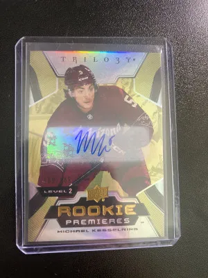 Michael Kesselring 23-24 Trilogy Rookie Premiere Level 2 Auto /149 front