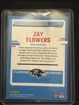 2023 Optic Zay Flowers Holo back