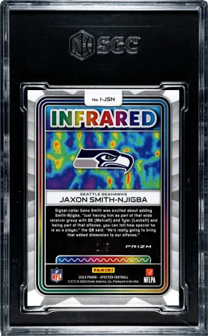 2023 Panini Spectra Jaxon Smith-Njigba #I-JSN /5 SGC 9.5 Seattle Seahawks back