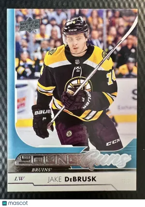 2017-18 Upper Deck Young Guns Jake DeBrusk #212 Rookie RC Boston Bruins front