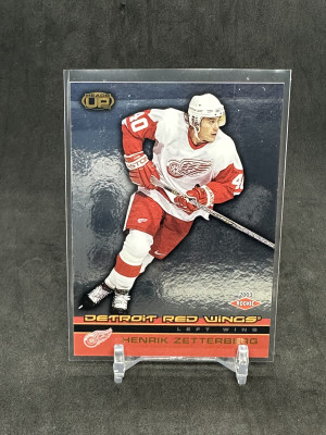 Henrik Zetterberg 2002-03 Pacific Heads Up Rookie RC /1000 #132 Red Wings front