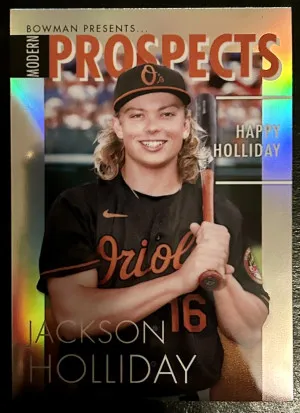 2023 Bowman JACKSON HOLLIDAY Modern Prospects Baltimore Orioles MP-4 front