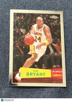 2008 Topps Chrome 🏀🔥🐐 Kobe Bryant #24, 1957 Variation Parallel, Black Mamba! front