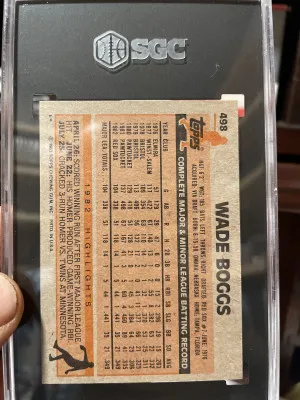 Wade Boggs back