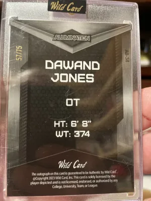 Dawand Jones back