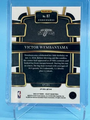Victor Wembanyama back