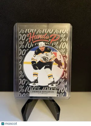 Patrice Bergeron 2021 Upper Deck HundoP #HP-15 front