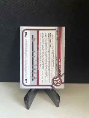James Wood 2022 Bowman Draft #BD-171 back