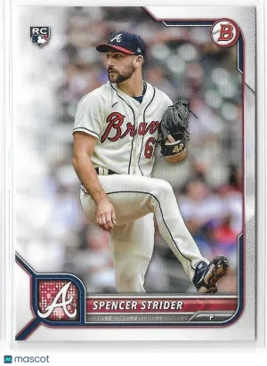 2022 Bowman Spencer Strider RC #41 front