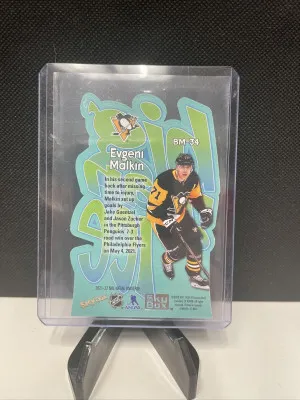 Evgeni Malkin 2021 Skybox Metal Universe Big Man on Ice #BM-34 back