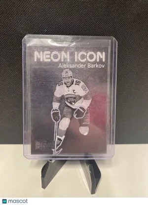 Aleksander Barkov 2021 Skybox Metal Universe Neon Icon #NI-12 front