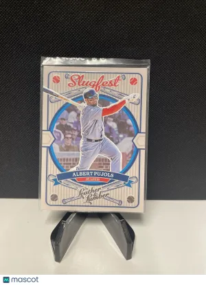 Albert Pujols 2019 Panini Leather and Lumber Slugfest #SF-3 front