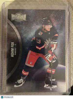 2021 Skybox Metal Universe Hockey Adam Fox #144 front