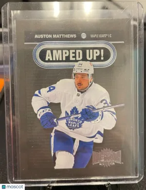 2021 Skybox Metal Universe Hockey Auston Matthews #AU-20 3 front