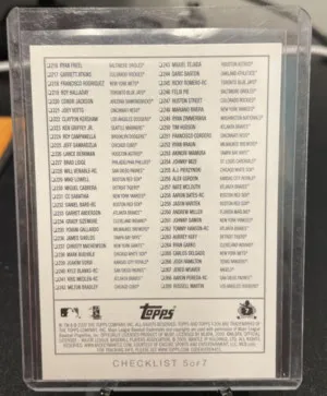 2009 Topps 206 Mickey Mantle #5 back