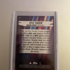 2019 Topps Chrome Kyle Tucker #FF-1 back